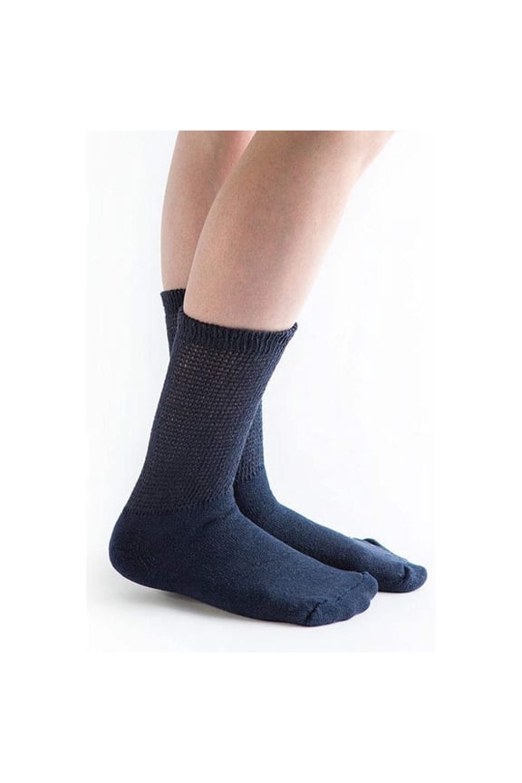 Loose Fit Diabetic Socks, 3 Pairs, Crew