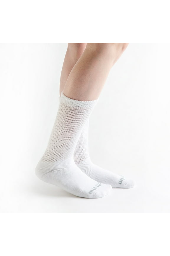 Ultra Soft Loose Fit Diabetic Socks, 12 Pairs, Crew
