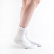 Doc Ortho Non-Binding Diabetic Socks for Men & Women, Quarter Crew, 6 Pairs | Loose-fit design combines an ultra-soft feel with fabric that helps control moisture for comfortable everyday wear.
