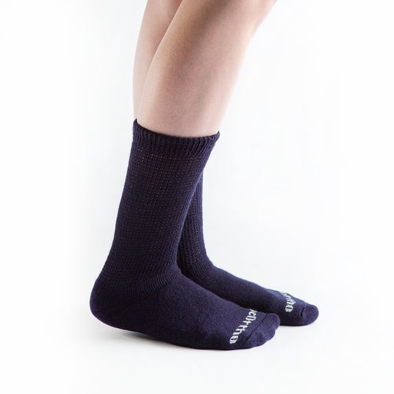 Doc Ortho Ultra Soft Loose Fit Diabetic Socks, 6 Pairs, Crew