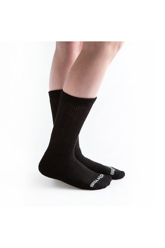 Ultra Soft Loose Fit Diabetic Socks – Non-Binding Crew Socks for Men & Women, 6 Pairs