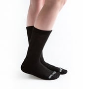 Doc Ortho Ultra Soft Loose Fit Diabetic Socks   Non-Binding Crew Socks for Men & Women, 6 Pairs