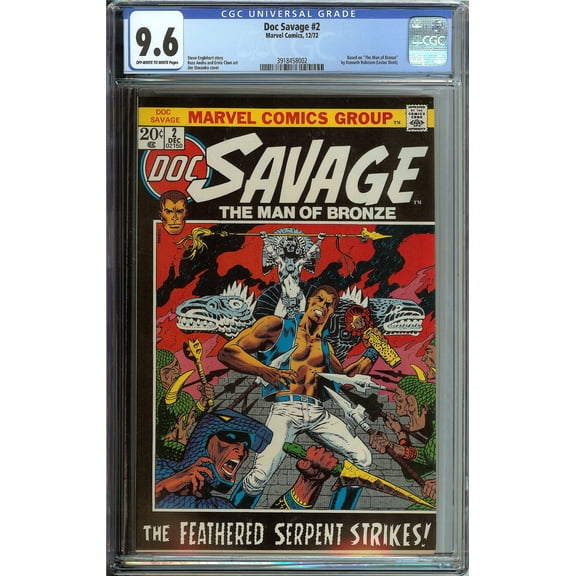 Doc Savage #2 - CGC 9.6 Comic Book