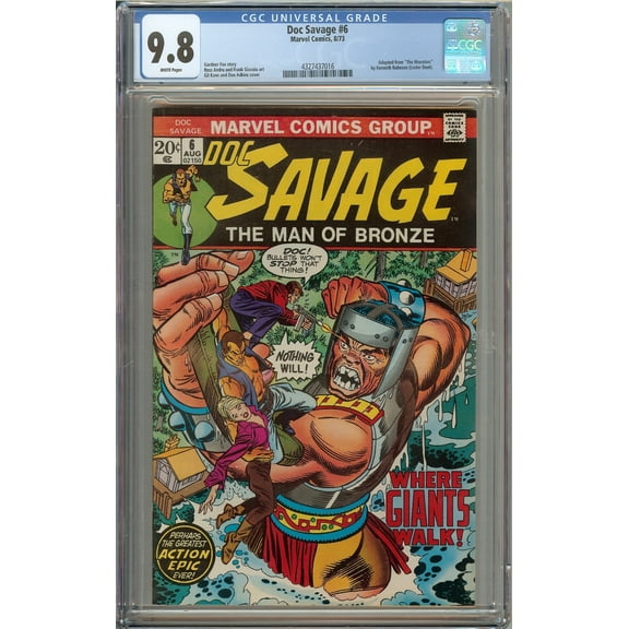 Doc Savage #6 - CGC 9.8 Comic Book