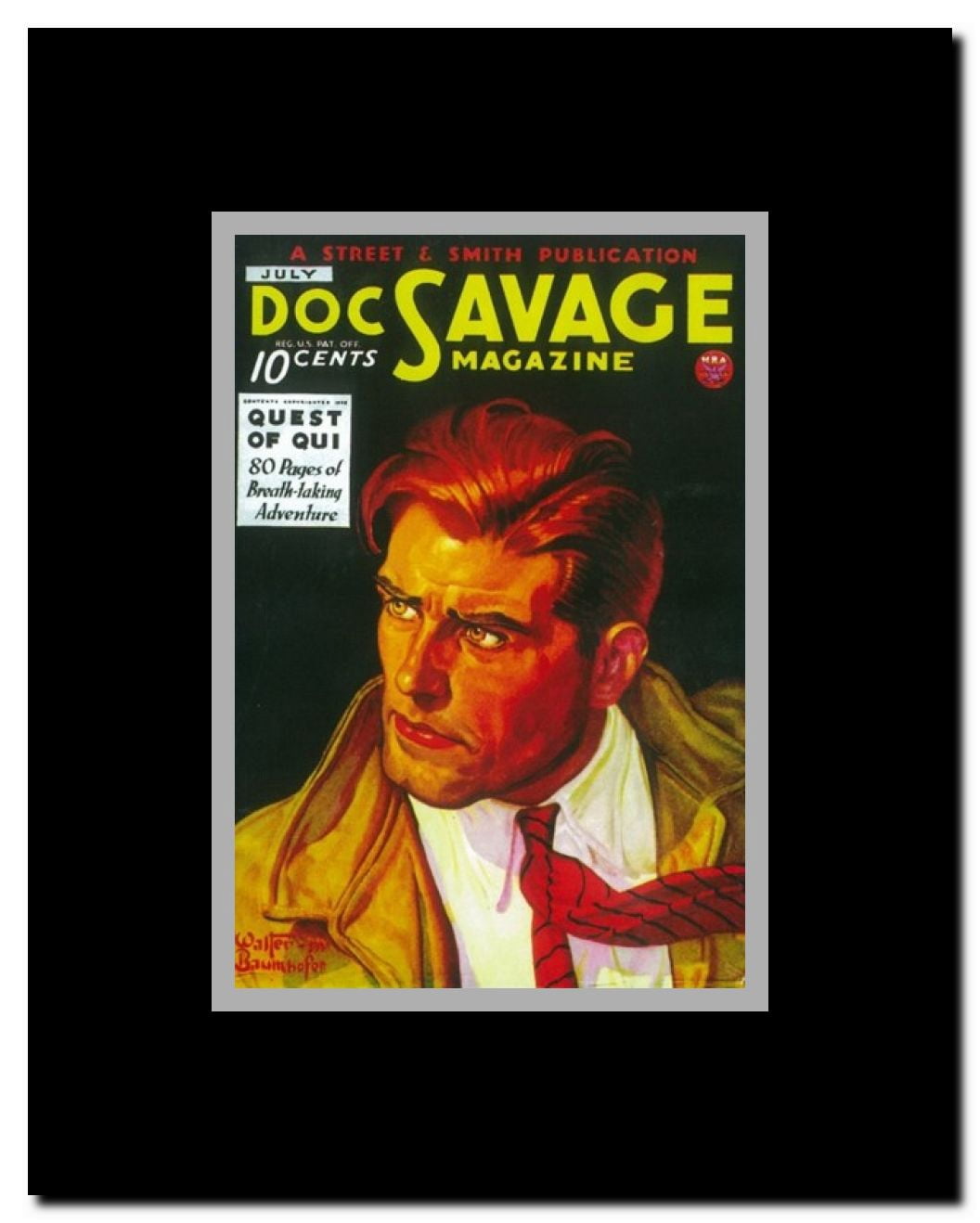 Doc Savage (Pulp) Framed Movie Poster