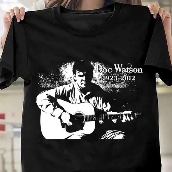 Doc Watson Short Sleeve Gift For Fan Black All Size Shirt FA995