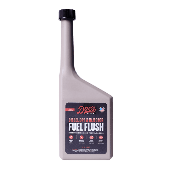 Doc's Diesel Fuel Flush, High-Strength Injector & Fuel Cleaner, 12 oz, Treats 40 Gallons