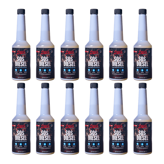 Doc's SOS Diesel Rescue, Emergency Anti-Gel & Fuel De-Icer, 16 oz, Treats 50 Gallons