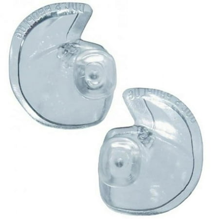 Doc's ProPlugs (pair) Clear, Vented - X-Small for Scuba Diving and Snorkeling