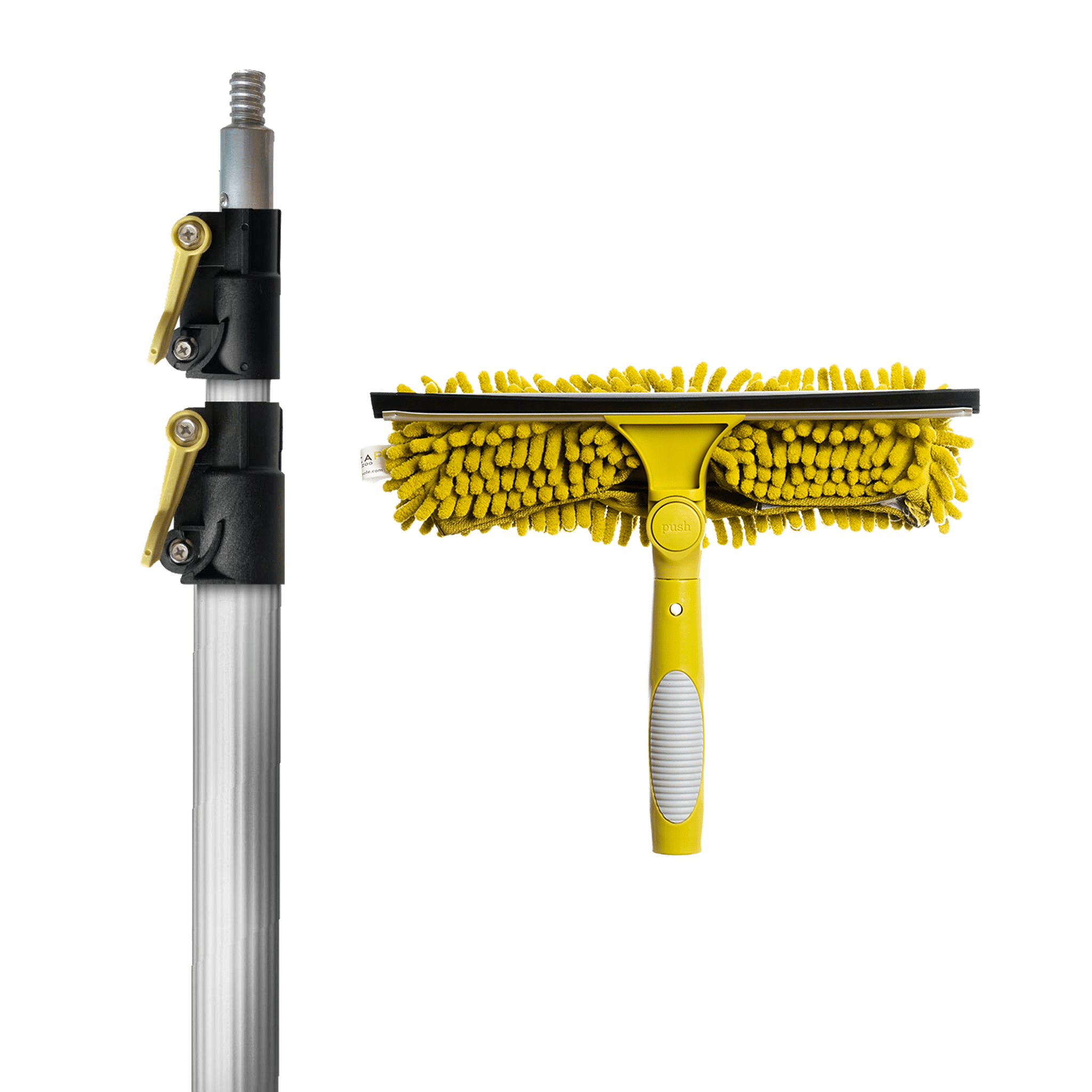 Docapole 5-12 Foot Extension Pole + 3 Sizes of Squeegee Blades