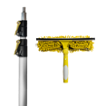 Docapole 512 Foot Extension Pole + 3 Sizes of Squeegee Blades Window