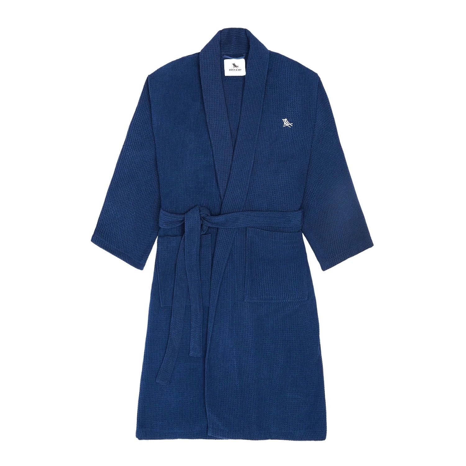 Dock & Bay Bath Drying Robe Nautical Navy