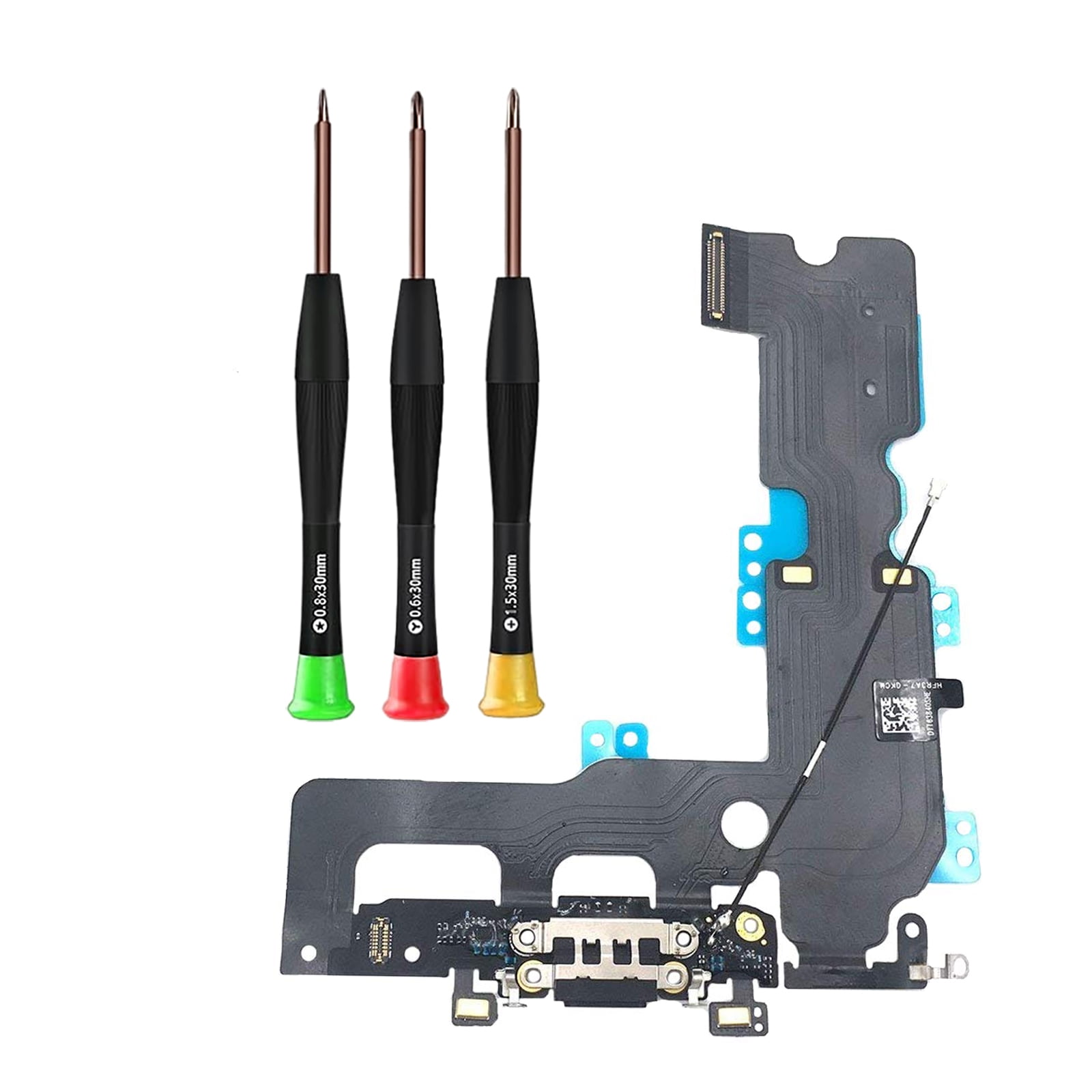 Dock Connector for iPhone 7 Plus 2016 - Charging Port Flex Cable for for iPhone 7 Plus with Screwdrivers (Black)