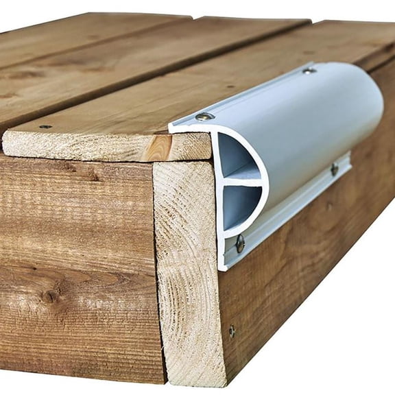 Dock Edge ProDock Commercial Grade Heavy P Profile Bumper, 24-Feet, Beige