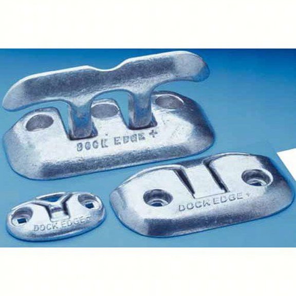 Dock Edge 2603PF Aluminum Black Flip-Up Cleat with Cleat, 7 in