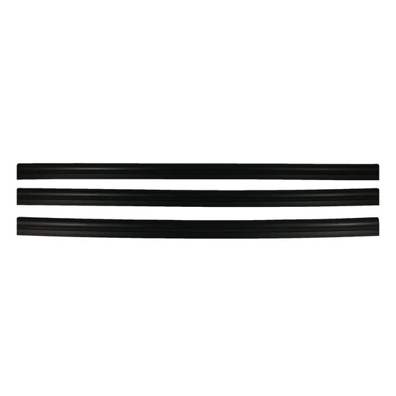 Dock Edge Small P PVC 3' x 8 Profile Dock Guard, Black, 24'