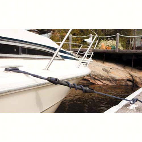 Dock Edge DE90304F 12-16 mm Rubber Mooring Snubber, Black