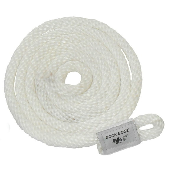 Dock Edge Fender Line - 3/8" x 5' - White - 2-Pack | Bundle of 2