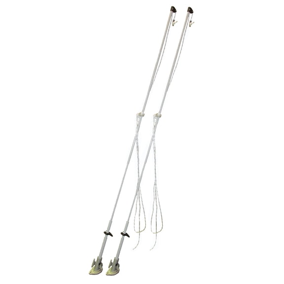 Dock Edge Premium Mooring Whip Watercraft Docking System (Set of 2), 14' for Craft up to 28' or 10,000 lbs