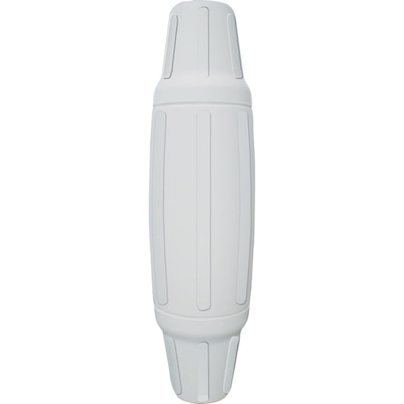Dock Edge + Torpedo Pipe Bumper, 18", PVC- Grey
