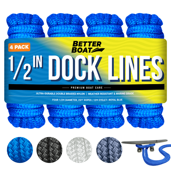 Dock Posts And Rope Dock Lines Boat Ropes for Docking 3/8