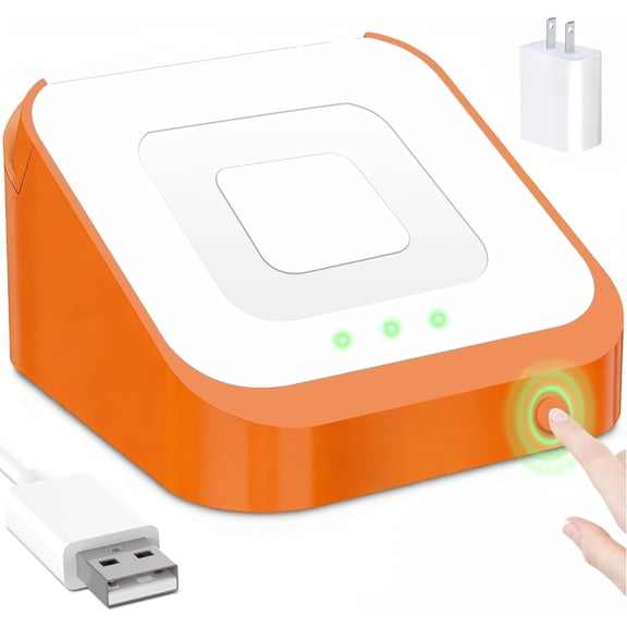 Dock for Reader 2nd Generation, Holder Stand for Card Reader 2nd Generation, Smart Anti-Sleep Button Portable Anti-Slip (Cable and Wall Charger Included, No Device