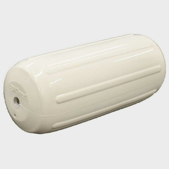 Dock Rite Boat Fender Bumper 87213 | 6 x 15 Inch HTM Ribbed Vinyl White
