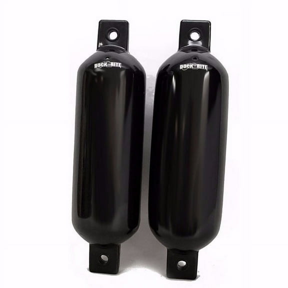 Dock Rite Boat Fenders 87181 | 5 1/2 x 20 Inch Black (Pair) Bumper
