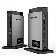 Dock Station 140W charge USB Dock with 8K HDMI/DisplayPort, RJ45, 10Gbps USB, SD/TF for M1/M2/M3&Win