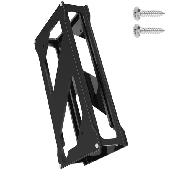 Dock Storage Holder with Mounting Screws, Acrylic Docking Station Stand for Desk Setup and Elevated Organization in Work Layouts