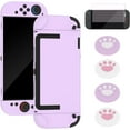 thumbnail image 1 of Dockable Case for Switch 2 2025,Protective Hard Case Cover for Switch 2 Joy Con,Anti-Scratch and Shock-Absorption Design Cover Skin with Screen Protector and 4Pcs Thumb Grips (Purple), 1 of 10