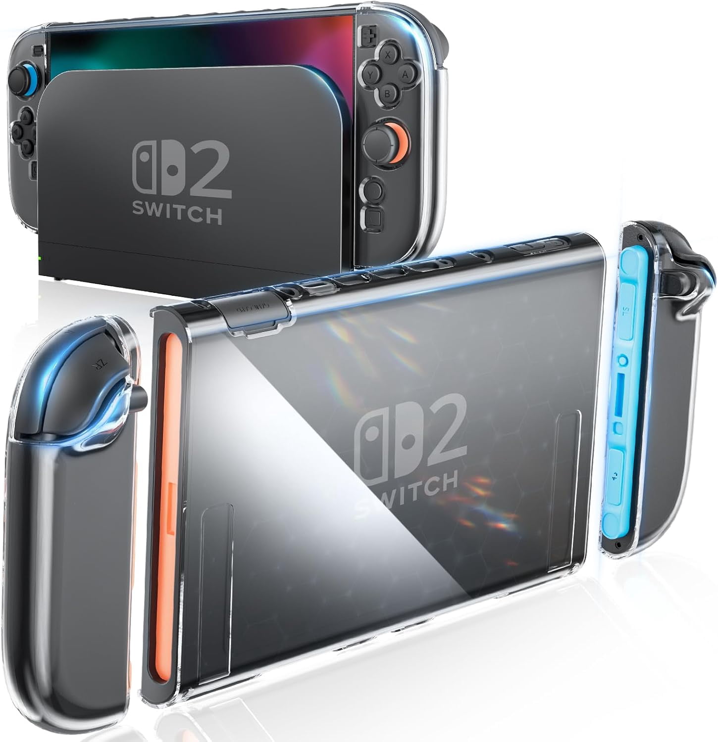 Dockable Clear PC Case for Nintendo Switch 2 - with 4K HD Screen ...