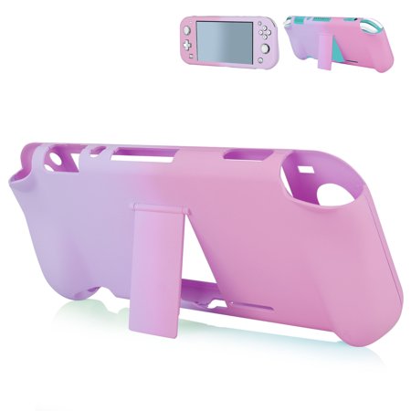 Dockable Cover Case Fit for Nintendo Switch Lite, TSV Protective Hard PC Shell with Kickstand, Ergonomic Grip , Shock-Absorption, Anti-Scratch