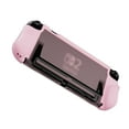 thumbnail image 1 of Dockable Protective Case for Nintendo Switch 2 TPU Ergonomic Grip Cover Foldable Joycons Holder Slim Shockproof Hard Shell Compatible with Switch2 Console & Kickstand-Pink, 1 of 7