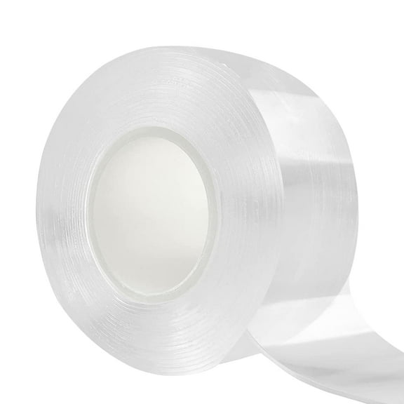 Dockapa Heavy Duty Removable Double Sided Mounting Tape, Clear, 0.04in x 0.8in x 10Feet