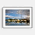 thumbnail image 1 of Docked in St. Michaels - Maryland Photography Black Framed Wall Art Print 24 x 36 inches, 1 of 4