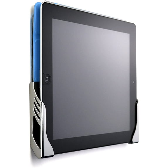 Dockem Koala Damage-free Tablet Wall Mount Dock by Dockem;Universal Damage-Free Adhesive Wall Dock for iPads, Tablets, Smartphones, and eReaders; Chrome