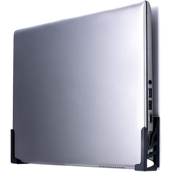 Dockem Koala Wall Mount 2XL: Damage-Free Universal Dock for Laptops, Tablets and Smartphones with Thicker Cases (Black)