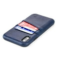 thumbnail image 1 of Dockem Wallet Case for iPhone X / XS; Built-in Metal Plate, 2 Credit Card Slots, Exec M2, Navy Blue, 1 of 9