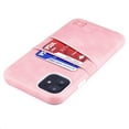 thumbnail image 1 of Dockem iPhone 11 Exec M2 Wallet Case; Built-in Metal Plate, 2 Card Slots, Pink, 1 of 9