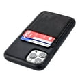 thumbnail image 1 of Dockem iPhone 11 Pro BIO M2B Wallet Case; Friendly Materials, Built-in Metal Plate, 2 Card Slots, Black/Black, 1 of 9