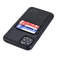 thumbnail image 1 of Dockem iPhone 11 Pro Max BIO M2B Wallet Case; Friendly Materials, Built-in Metal Plate, 2 Card Slots, Black/Black, 1 of 9