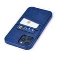 thumbnail image 1 of Dockem iPhone 12 Pro Max Exec M2 Wallet Case; Built-in Metal Plate, 2 Card Slots, Navy Blue, 1 of 9