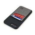 thumbnail image 1 of Dockem iPhone 8 Plus / 7 Plus M2L SI Wallet Case; Built-in Metal Plate, 2 Card Holder Slots, Liquid Silicone, Black/Grey, 1 of 9
