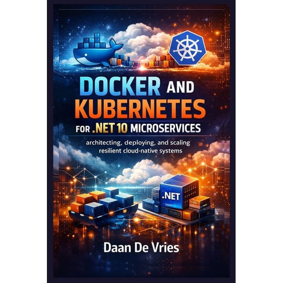 Docker and Kubernetes for .NET 10 Microservices: Architecting, Deploying, and Scaling Resilient Cloud-Native Systems, (Paperback)