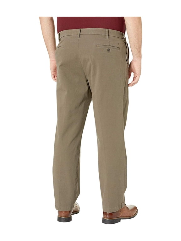 Big & Tall Classic Fit Workday Khaki Smart 360 Flex Pants D3 Dark Pebble