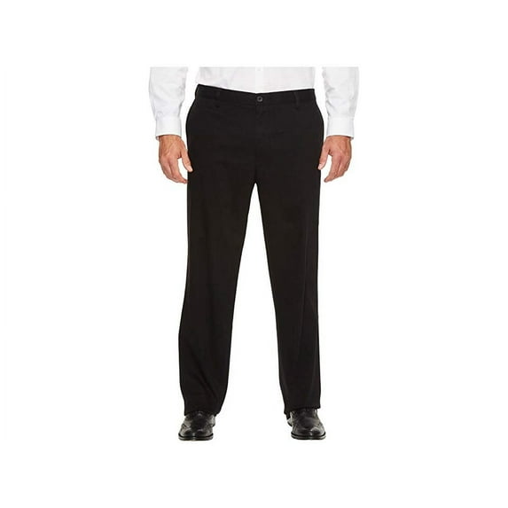 Dockers BLACK Men's Big & Tall Easy Stretch Khaki Pants, US 48x28