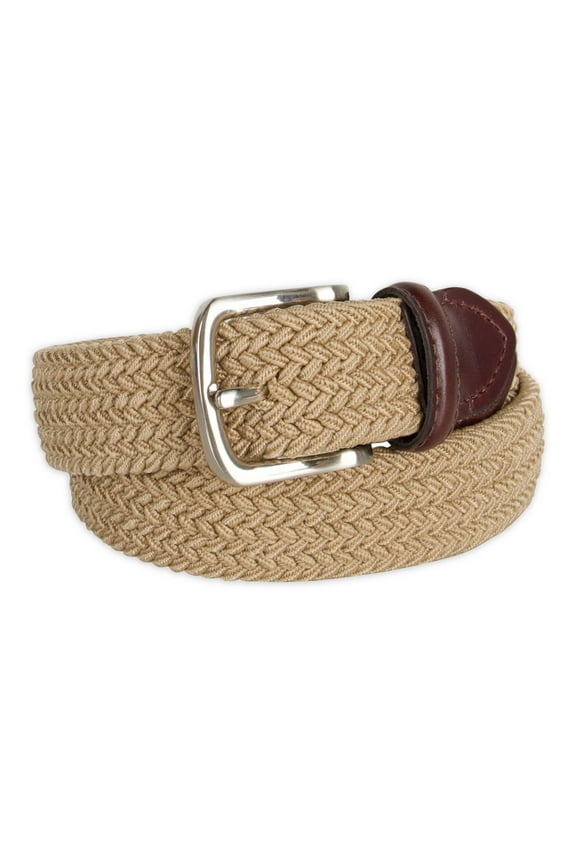 Boys Braided Stretch Web Belt, Size S-XL