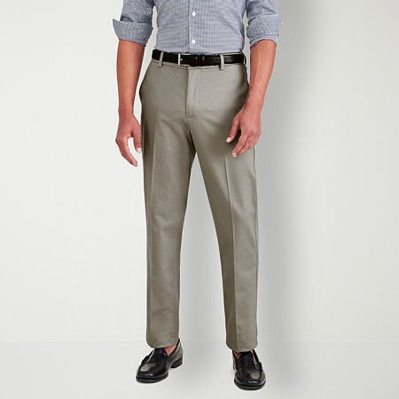 dockers slim fit dress pants Dockers Mens Slim Fit City Tech Trouser Pants Sahara Khaki Beige 36 x –  Bristol Apparel Co main image 1