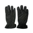 thumbnail image 1 of Dockers Intellitouch Mens Black Leather & Wool Text & Tech Touchscreen Gloves XL, 1 of 1